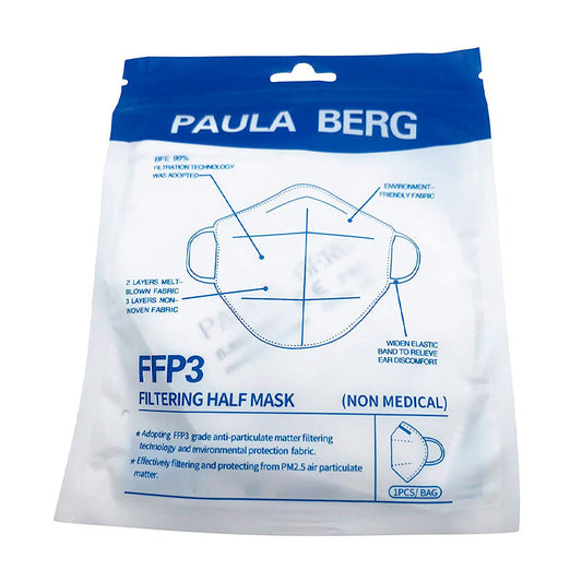 Mascarilla Paula Berg Ffp3 Blanca con Certificado Ce, 1 unidad