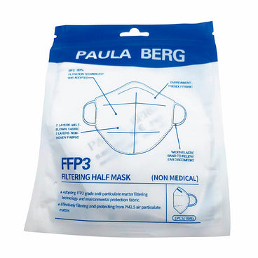 Mascarilla Paula Berg Ffp3 Blanca con Certificado Ce, 1 unidad