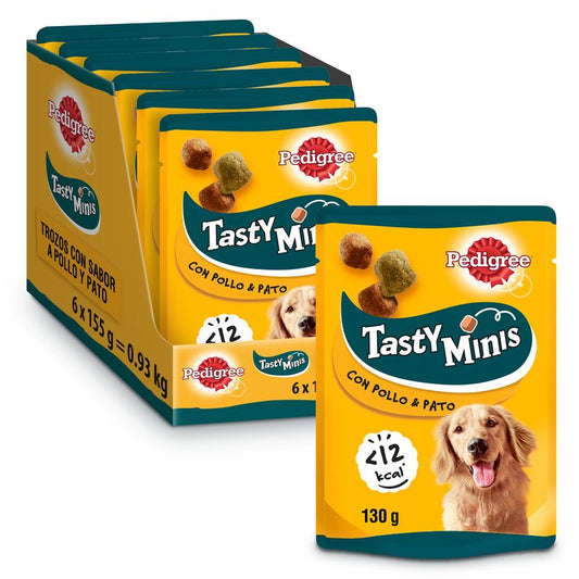 Pedigree Tasty Bites Chewy Cubes Ave 6X130Gr