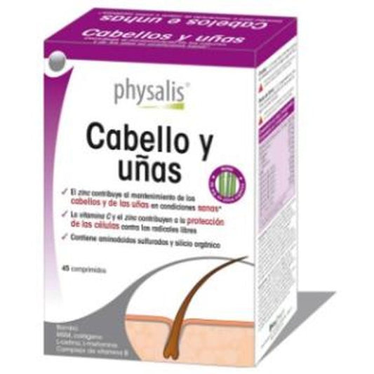Physalis Cabello Y Uñas 45 Comprimidos