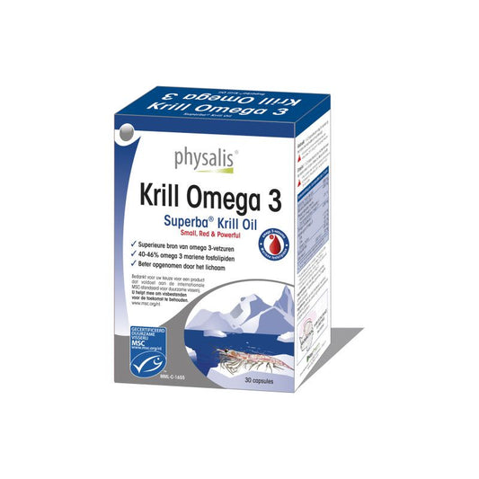 Physalis Krill Omega 3 , 30 cápsulas