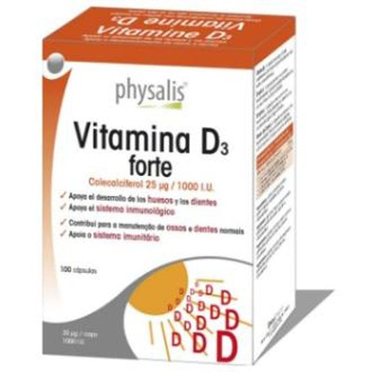 Physalis Vitamina D3 Forte 100 Cápsulas