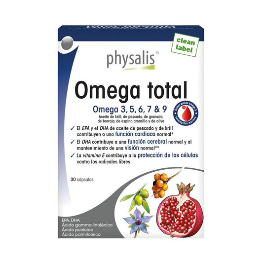 Physalis Omega Total , 30 cápsulas
