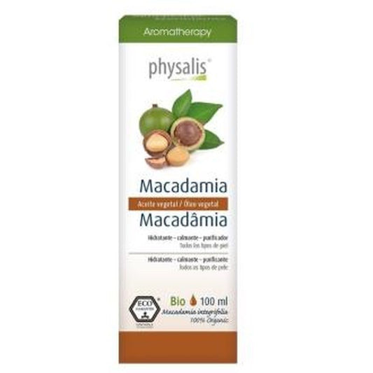 Physalis Macadamia Aceite Vegetal 100Ml. Bio
