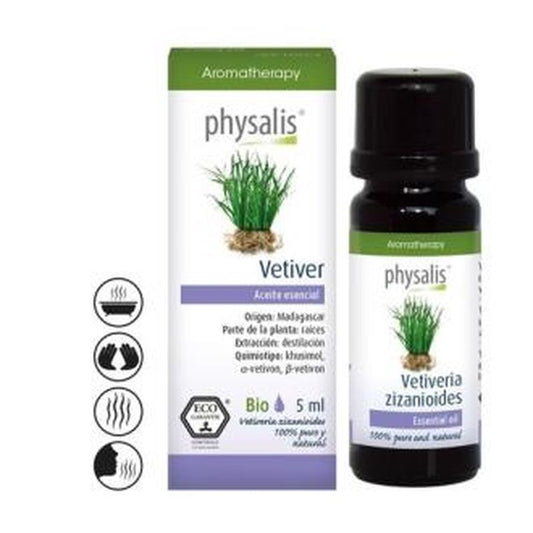 Physalis Vetiver Aceite Esencial 5Ml. Bio