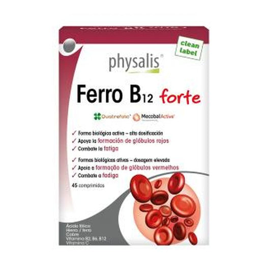 Physalis Ph Ferro B12 Forte 45 Comprimidos