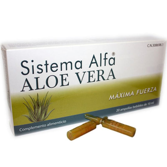 Pharma Otc Sistema Alfa Aloe Vera , 20 ampollas x 5 gr