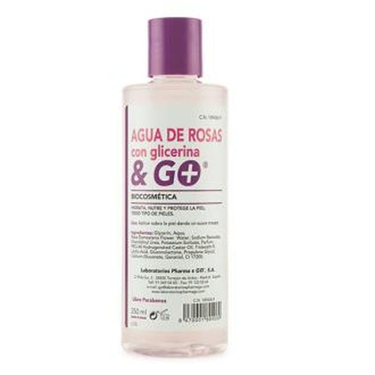 Pharma & Go Agua De Rosas + Glicerina 250Ml. 