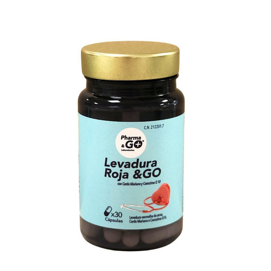 Pharma & Go Levadura Roja ( Cardo Mariano-Coenzima Q10 ) 30Cap 