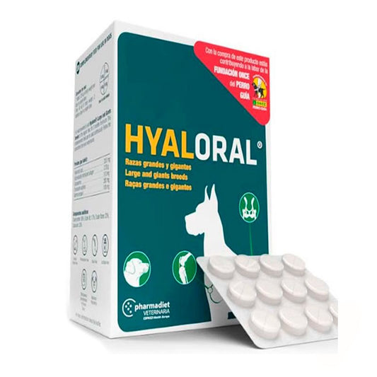 Pharmadiet Hyaloral Perros Grandes 120 comprimidos