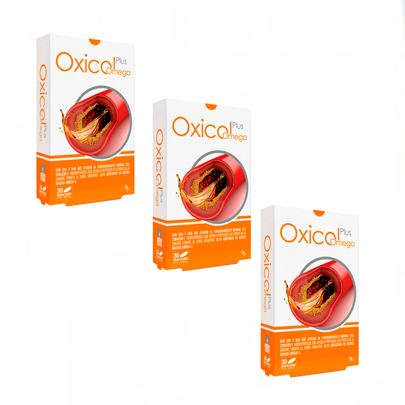 Pack Actafarma Oxicol Plus Omega 3x30 Cápsulas