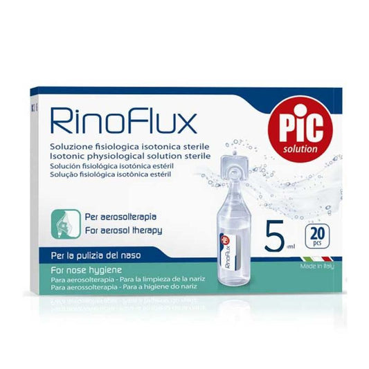 Pic Rinoflux Solución Fisiológica 5Ml 20 Uds
