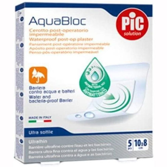 Pic Aquabloc Post Operatorio Antibacteriano 10X8Cm 5 Uds