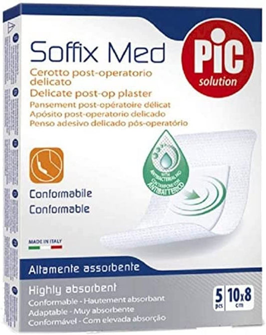 Pic Soffix Med Post Operatorio Antibacteriano 10X8Cm 5 Uds