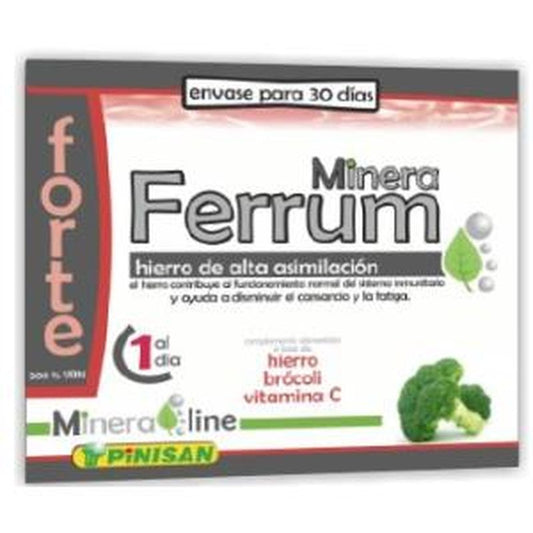 Pinisan Mineraline Ferrum Forte 30 Cápsulas 