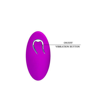 Prettylove Huevo Vibrador Bradley Color Púrpura