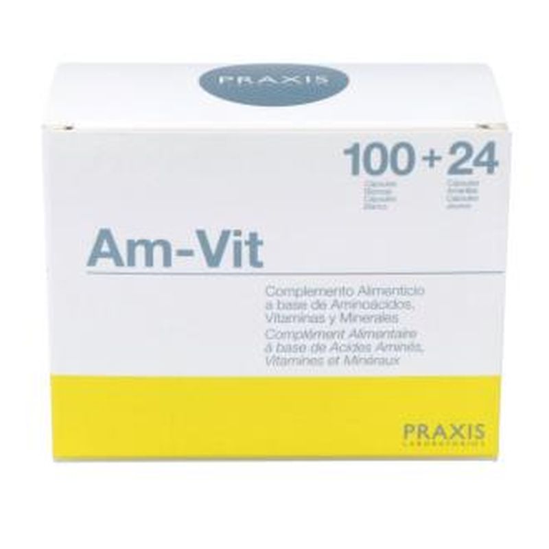 Praxis Am-Vit (Aminoac.+Vit+Minerales+Oligoel) 100+24Comp 