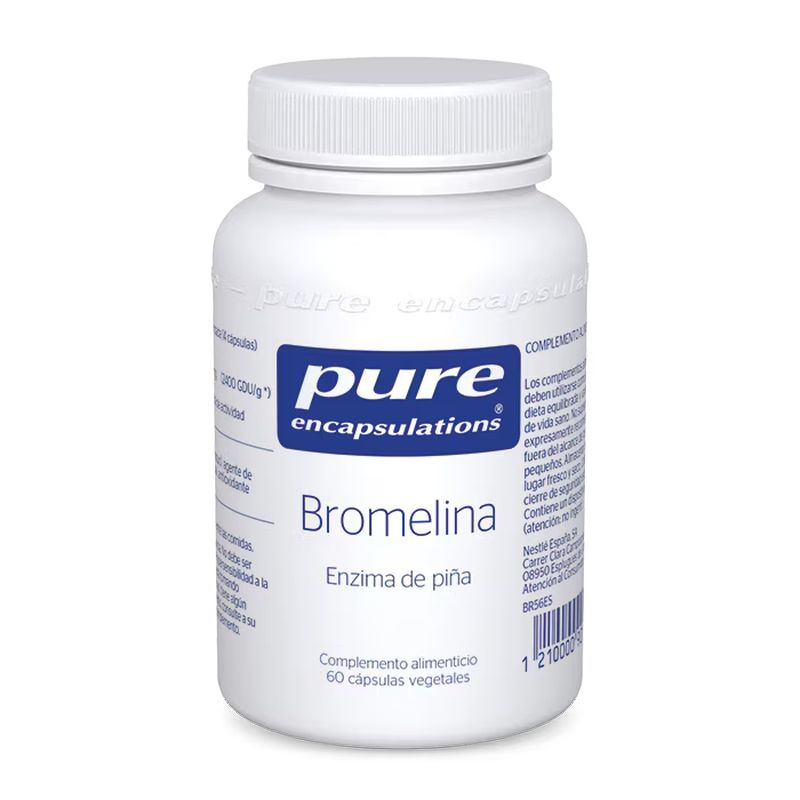 Pure Encapsulations Bromelina, 60 cápsulas