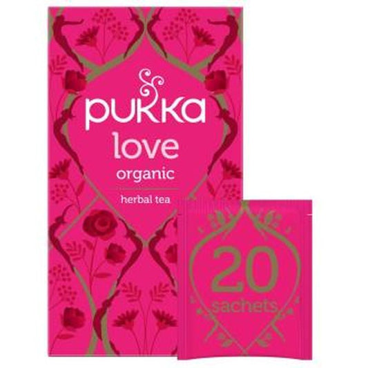 Pukka Love Rosa Manzanilla-Lavanda Infusion 20Ud. Bio 
