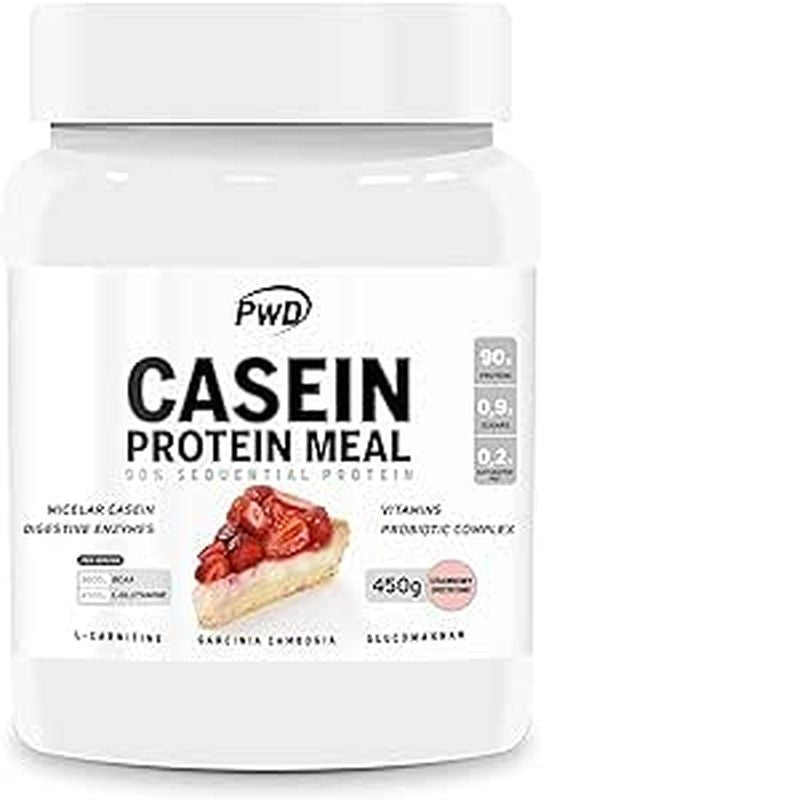 Pwd Caseim Protein Meal Strawberry Cheesecake Bote 450G 