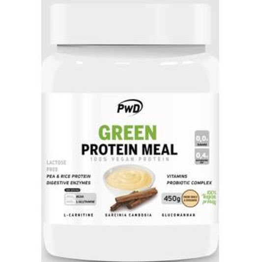 Pwd Green Protein Meal Creme Brule-Cinnamon 450Gr. 