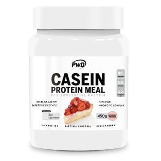Pwd Casein Protein Meal Tarta De Queso Con Fresa 450Gr 