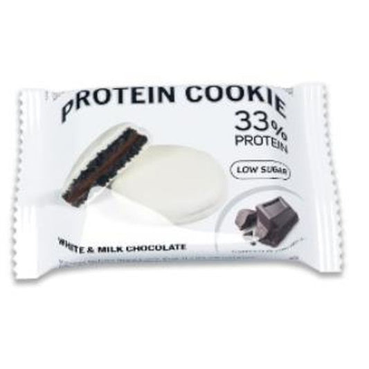 Pwd Protein Cookie 34% Protein White-Milk Choco 18Uds. 