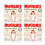 Pack 4 x Huggies Extra Care Pañal para Bebé Recién nacido Talla 5 (11-25KG), 112 Unidades