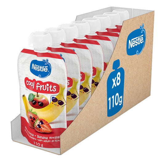 Nestlé Puré Bolsita Cool Fruits , 110g  x 8 unidades