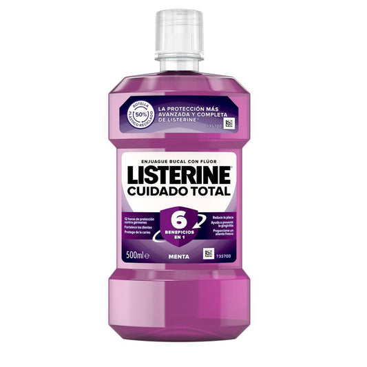 Listerine - Enjuague Bucal Cuidado Total, 500 ml