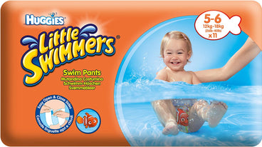 Huggies  Little Swimmers Talla 5-6 (12-18 Kg), 11 Unidades