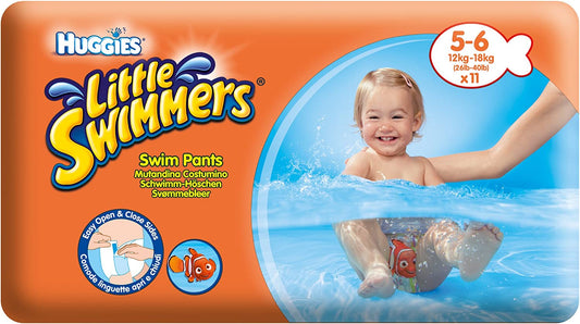 Huggies  Little Swimmers Talla 5-6 (12-18 Kg), 11 Unidades