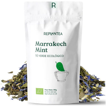 Replantea Té Verde Marrakech Mint Ecológico, 90 gr