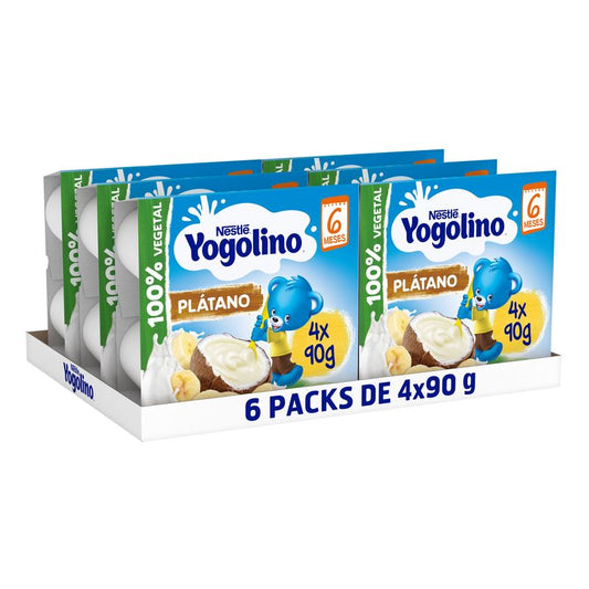Pack 6 Yogolino Coco  Plátano , 4x90g
