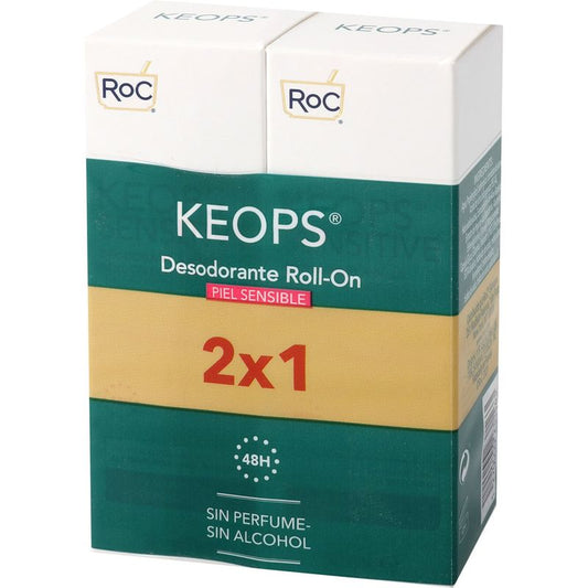 Roc Pack Roc Keoops Deo Roll-On Piel Sensible 2X30Ml. 