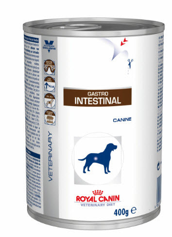 Royal Canin Veterinary Gastro Intestinal Caja 12X400Gr, comida húmeda para perros