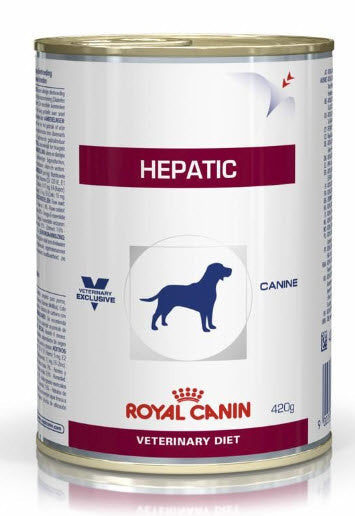 Royal Canin Veterinary Hepatic Caja 12X420Gr, comida húmeda para perros