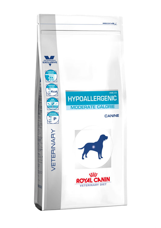 Royal Canin Veterinary Hypoallergenic Moderate Calorie 7Kg, pienso para perros