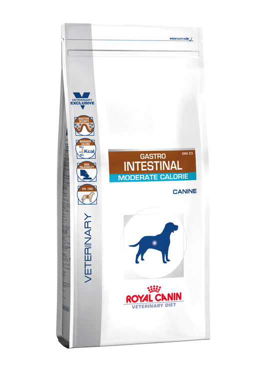 Royal Canin Veterinary Gastro Intestinal Moderate Calorie 2Kg, pienso para perros