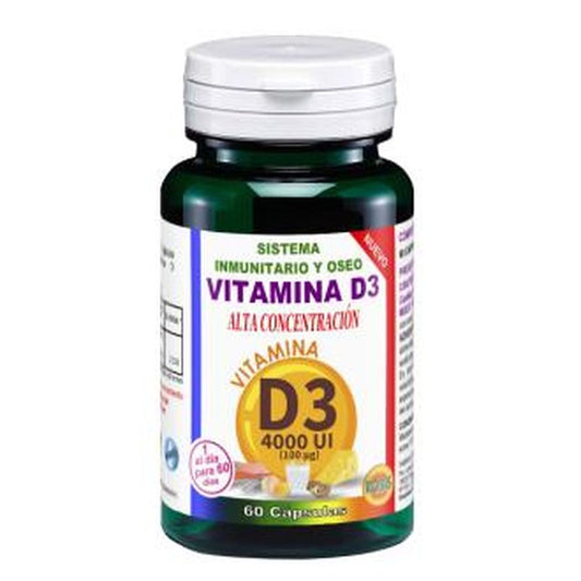 Robis Vitamina D3 4000Ui Alta Concentracion 60 Cápsulas 