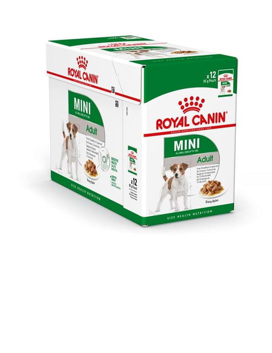 Royal Canin Adult Mini Pouch Caja 12X85Gr, comida húmeda para perros
