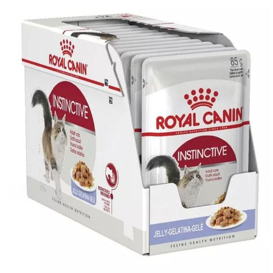 Royal Canin Adult Instinctive Pouch Caja 12X85Gr, comida húmeda para gatos