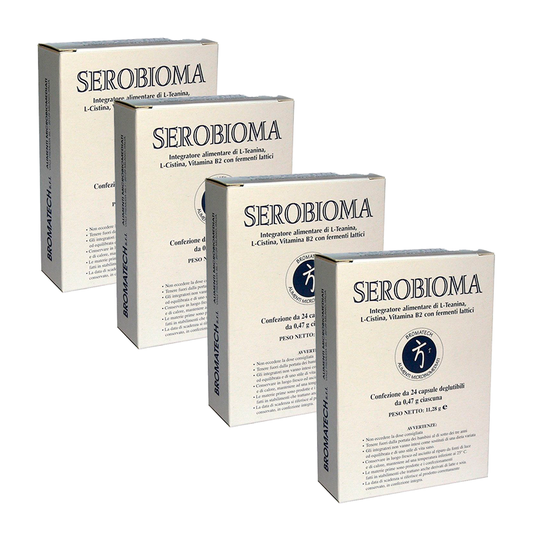 Pack Bromatech Serobioma , 4x24 Cápsulas
