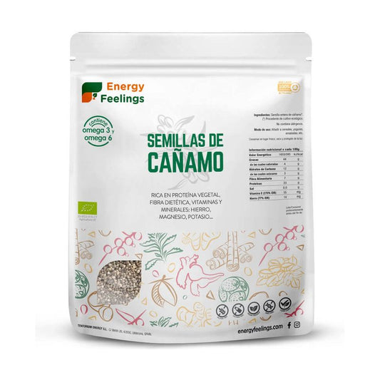 Energy Feelings Cañamo Semillas 1Kg. Eco Vegan Sg