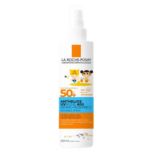 La Roche Posay Anthelios Dermo-Pediatrics Spray Invisible SPF 50+ Protector Solar Niños, 200 ml