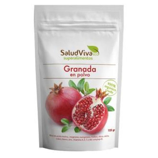 Salud Viva Granada En Polvo 125Gr. Eco Sg S/A Vegan 