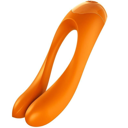 Satisfyer Vibrator Candy Cane Vibrador Dedo Naranja