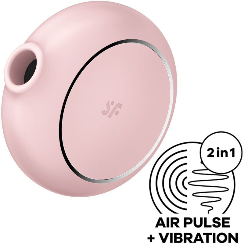 Satisfyer Air Pulse Pro To Go 3 Estimulador Y Vibrador Doble - Rosa