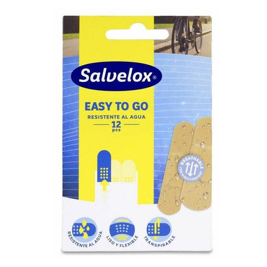 Salvelox Easy To Go, Carterita 12 Apósitos Plásticos Carne