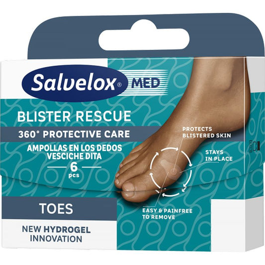 Salvelox Blister Rescue Toes, 6 Apósitos